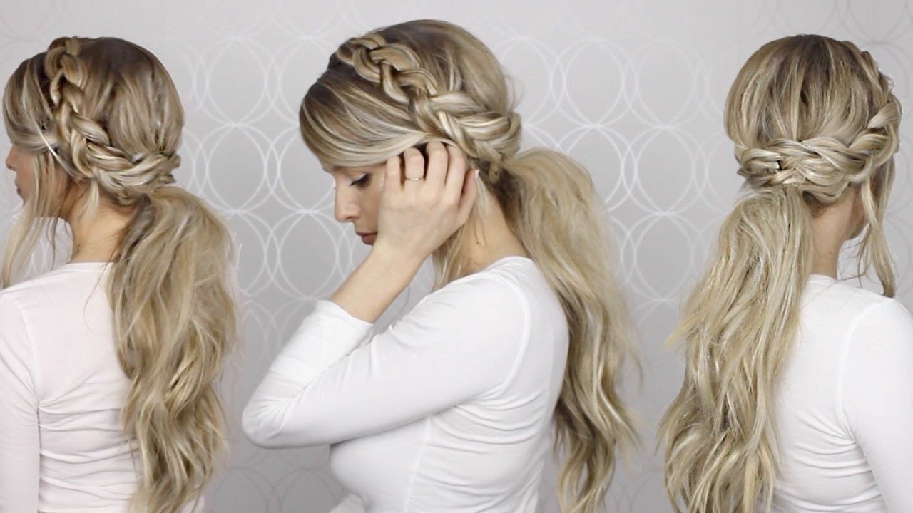Latest Long Messy Pony With Braid Intended For How To: Voluminous Messy Ponytail & Braid Detailing (View 1 of 20)
