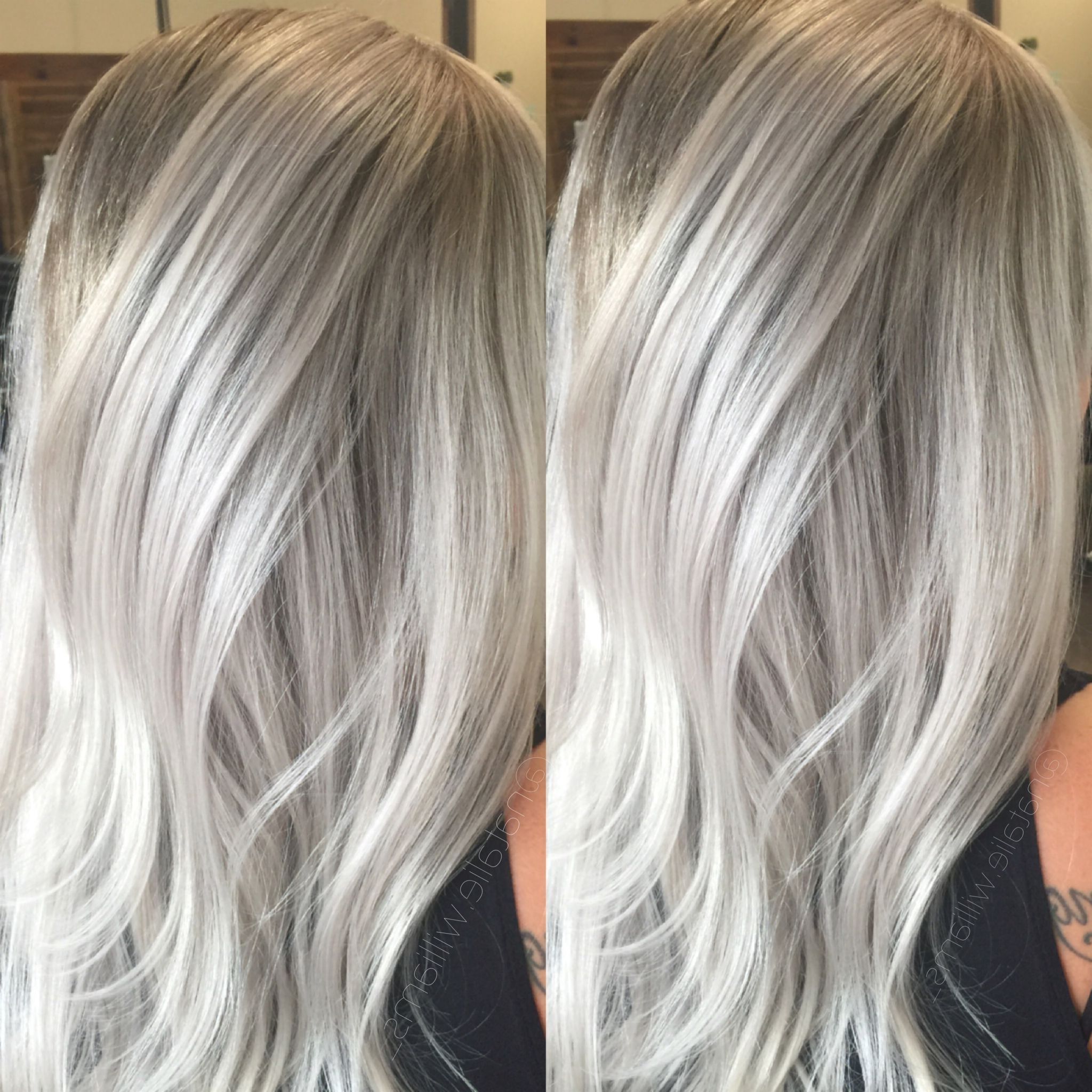 Most Current Glamorous Silver Blonde Waves Hairstyles In Silver Hair, Grey Hair, White Hair (View 8 of 20)