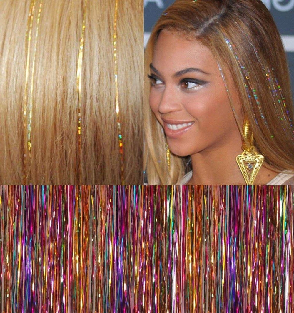 Most Current Glitter Ponytail Hairstyles For Concerts And Parties Inside Cheap Hair Glitter Strands, Find Hair Glitter Strands Deals On Line (View 14 of 20)