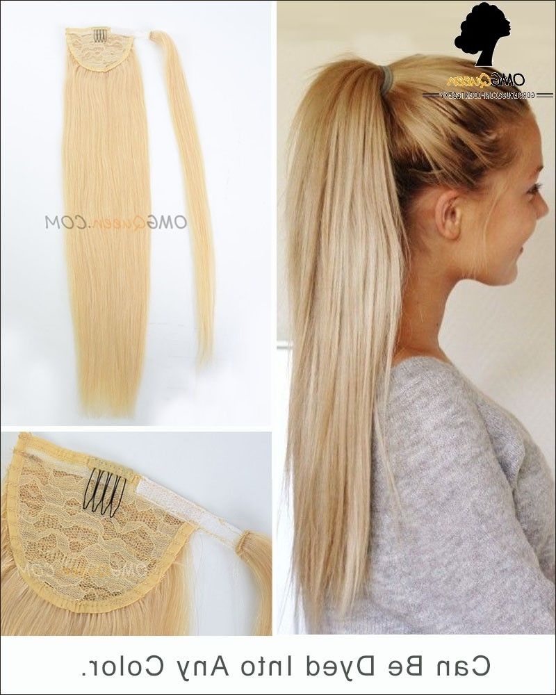 Featured Photo of 20 Photos Sexy White-blond Weave Ponytail Hairstyles