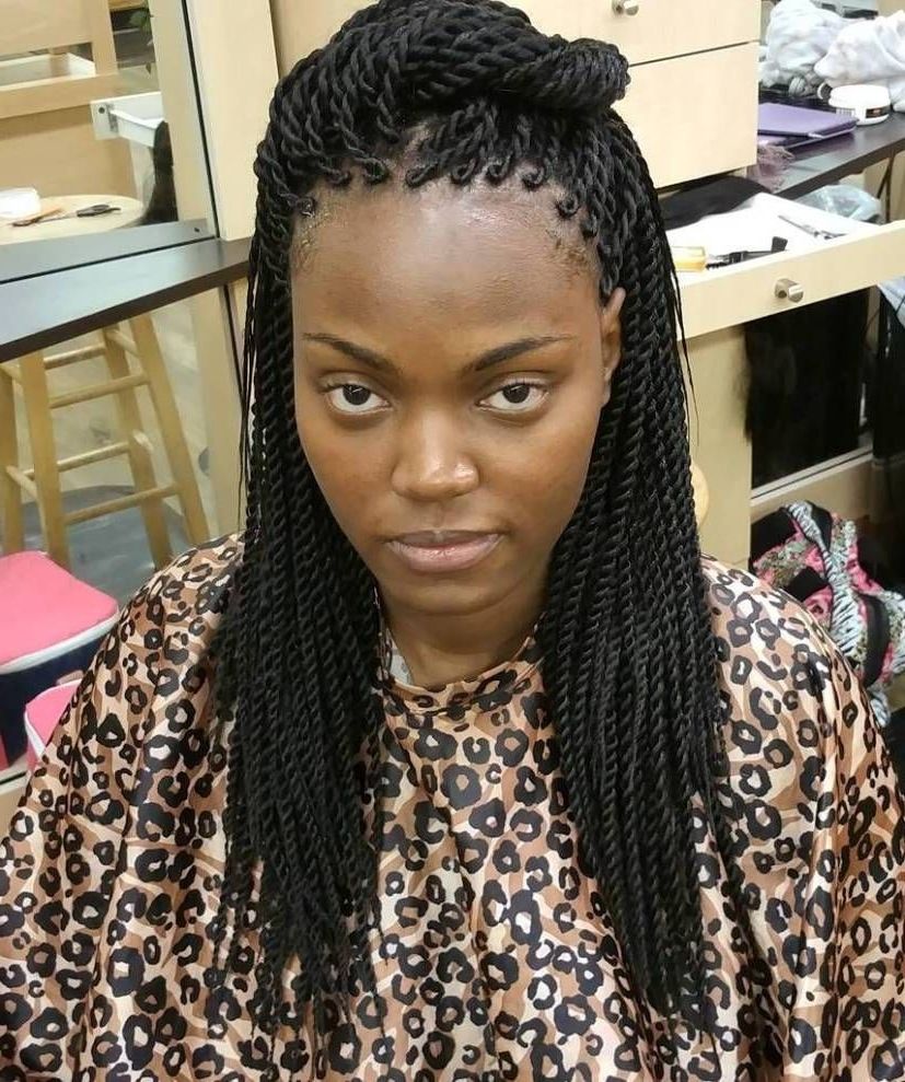 Most Up To Date Black Layered Senegalese Twists Pony Hairstyles Intended For Senegalese Twists – 60 Ways To Turn Heads Quickly In  (View 2 of 20)