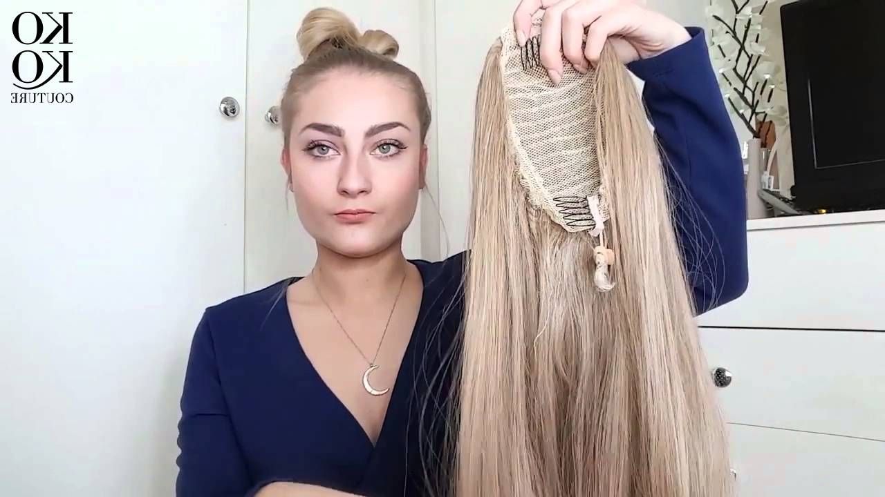 Plait Tutorialrebecca Using Our Christine Straight Ponytail Within Well Known Gigi Hadid Inspired Ponytail Hairstyles (View 14 of 20)