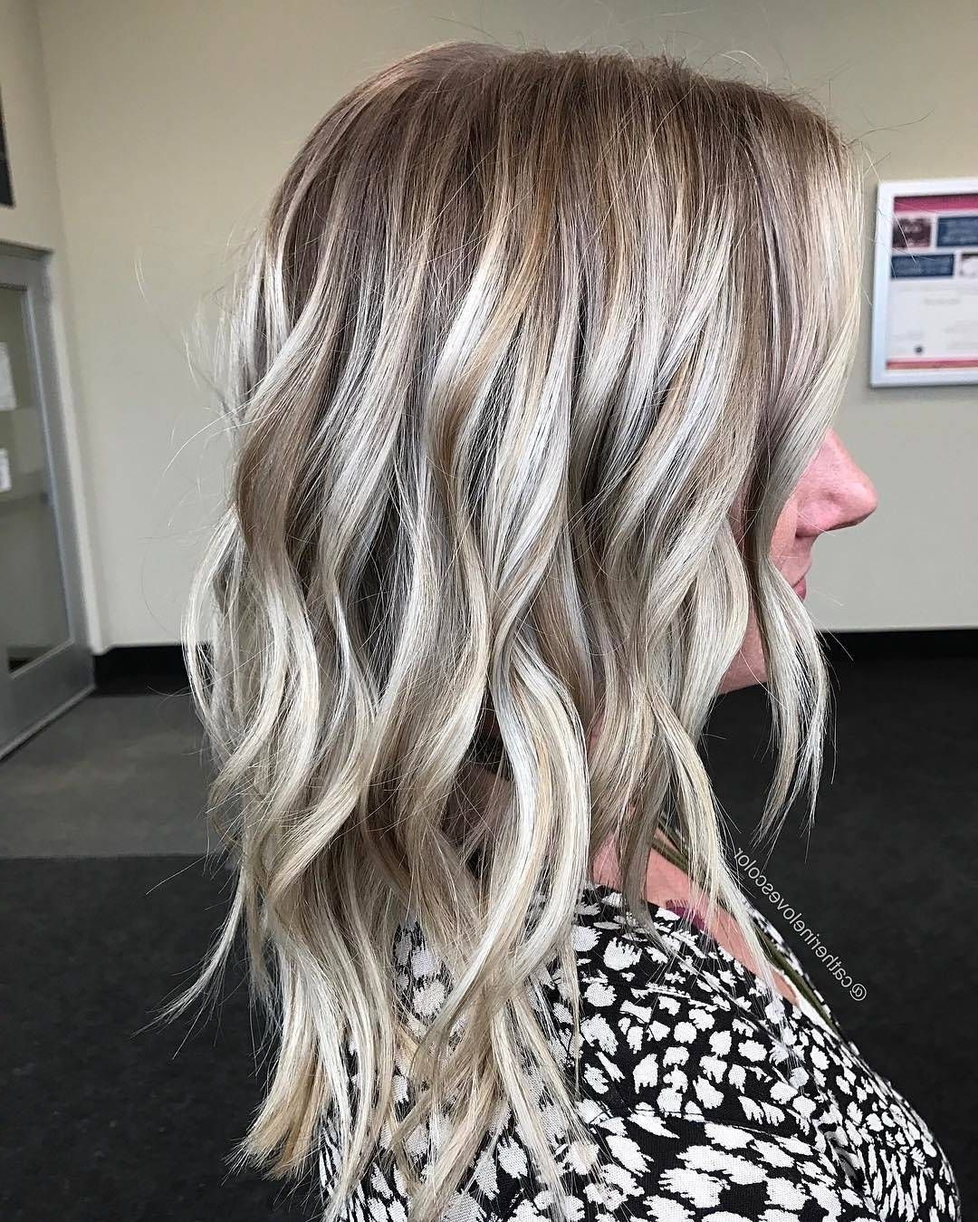 Popular Pale Blonde Balayage Hairstyles Pertaining To 10 Blonde Balayage Hair Color Ideas In Beige Gold Silver & Ash (Gallery 19 of 20)