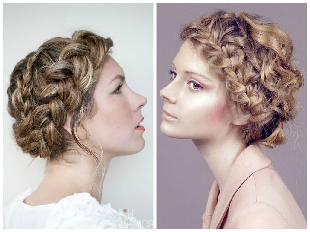 Preferred Braids With Curls Hairstyles With Regard To The Best Crown Braid Hairstyle Ideas – Hair World Magazine (View 11 of 20)