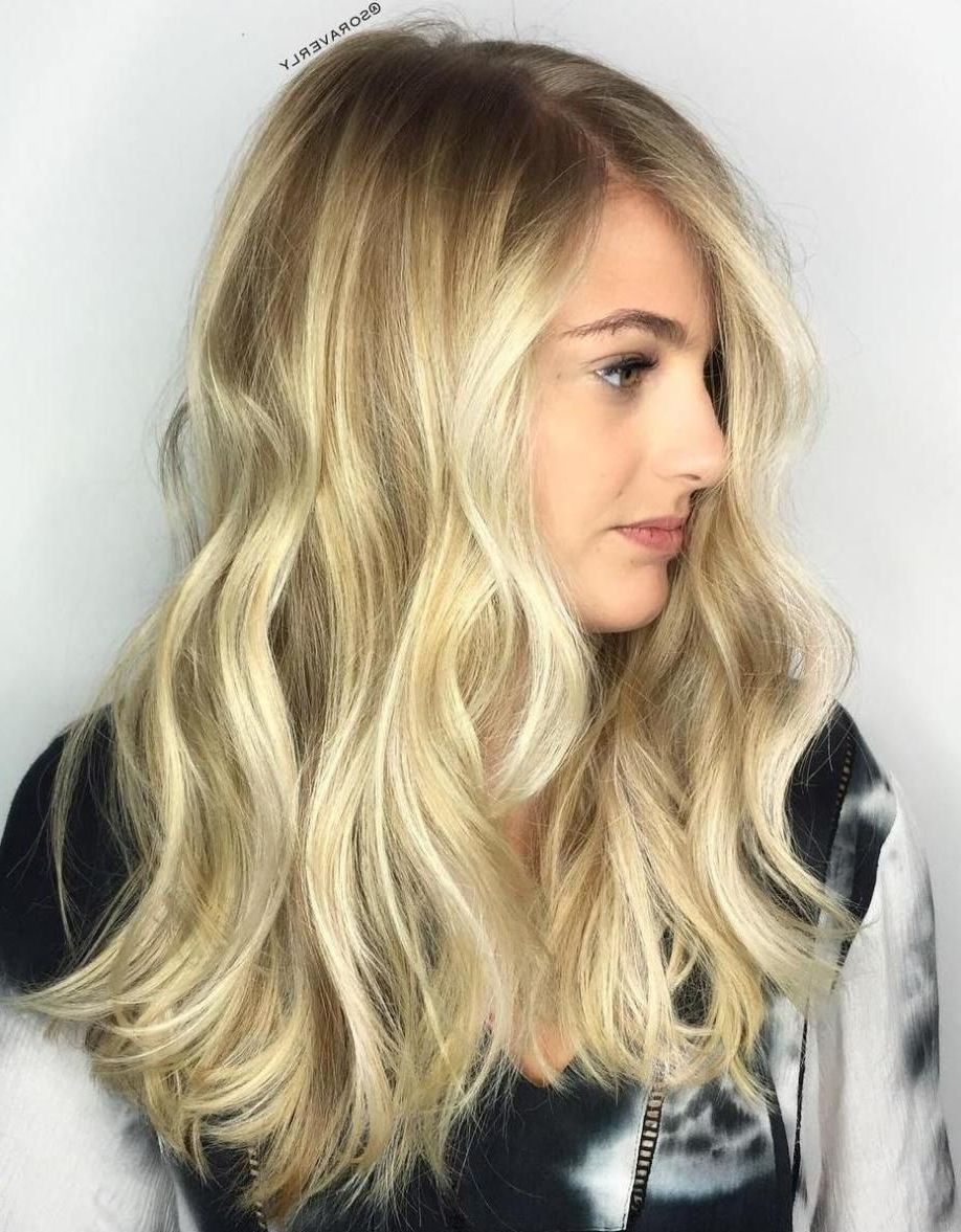 Pretty Hair With Preferred Poker Straight Cool Blonde Style (View 11 of 20)