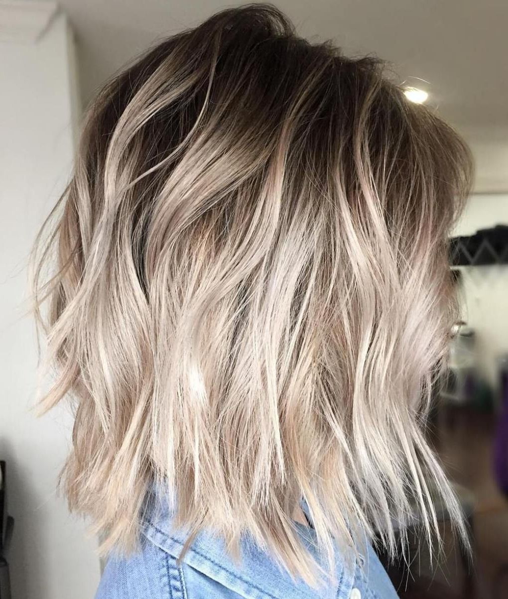 Projects To Try In 2018 Platinum Blonde Bob Hairstyles With Exposed Roots (View 3 of 20)