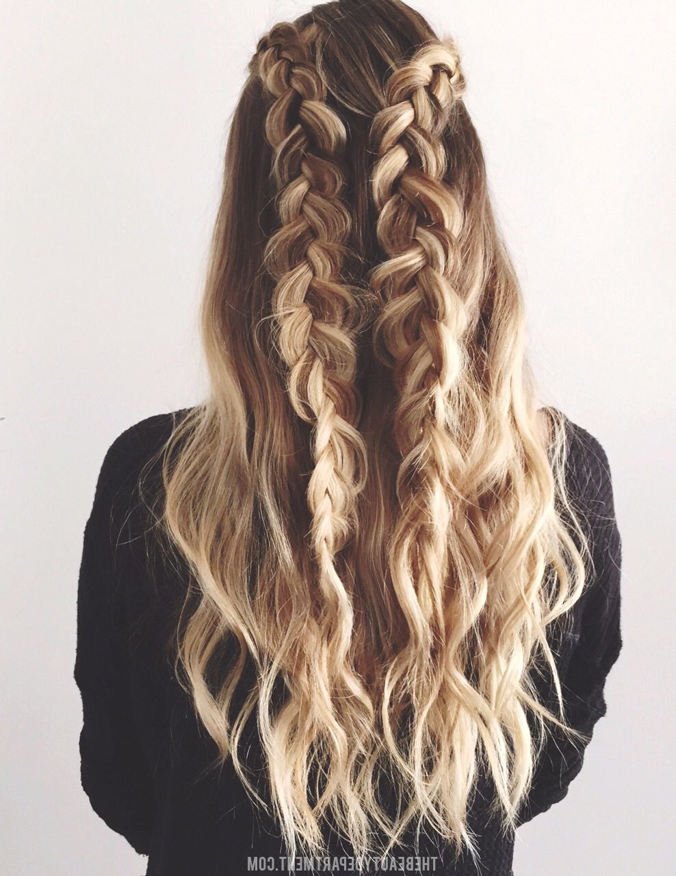The Beauty Department: Your Daily Dose Of Pretty. – 2 Braids, 3 Ways For Best And Newest Two Braids In One Hairstyles (Gallery 19 of 20)