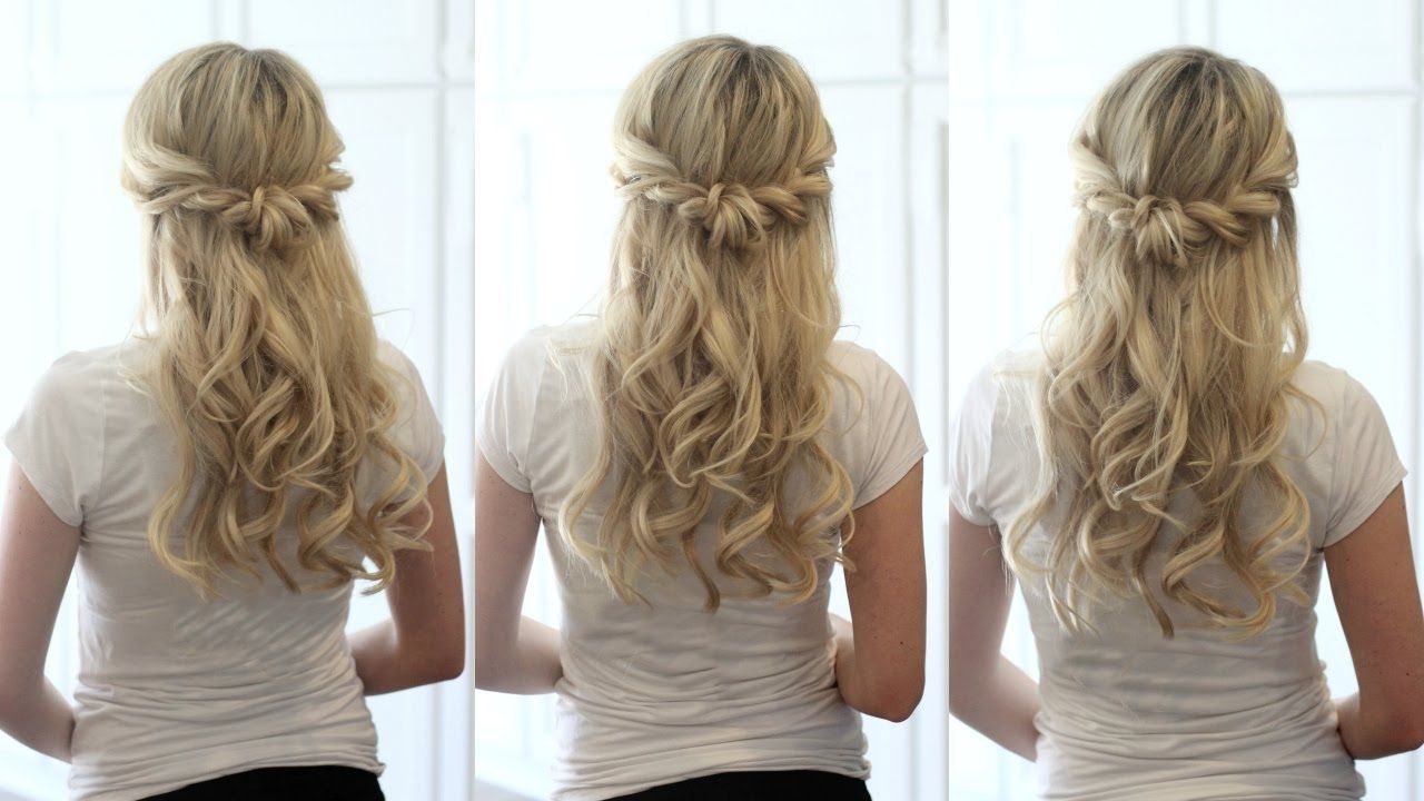 The Perfect Style For Special Days: Soft Romantic Half Up – The For Current Romantic Half Pony Hairstyles (View 9 of 20)