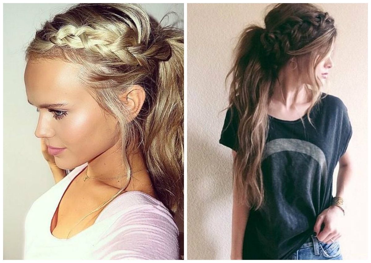 Trendy And Messy Ponytails Hairstyle Trend Of  (View 5 of 20)
