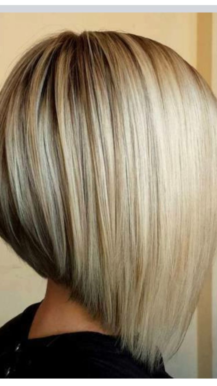 Trendy Striking Angled Platinum Lob Blonde Hairstyles Within Pinsharon Murray On Hairstyles (View 11 of 20)