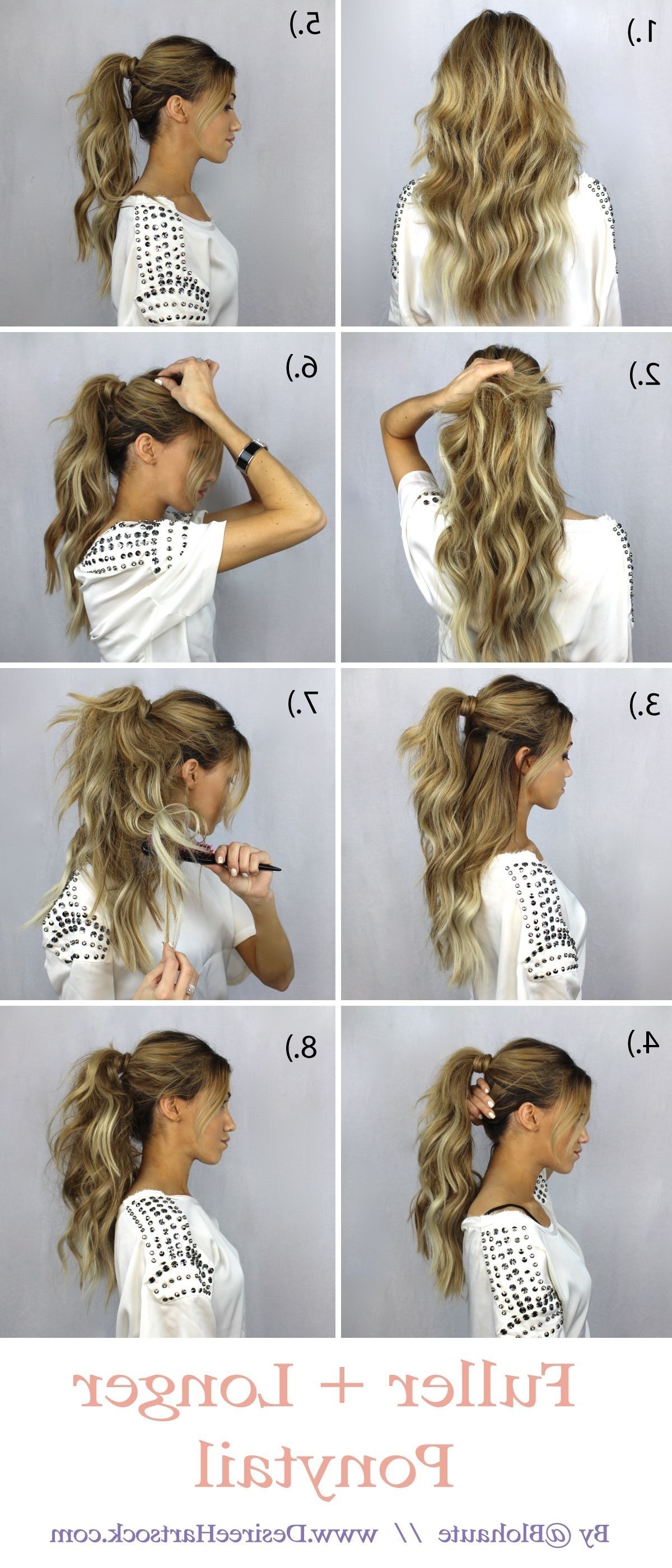Well Known Chic Ponytail Hairstyles With Added Volume Throughout With Thin Hair And A Lot Of It That I Have, I Needed A Tutorial That (View 10 of 20)