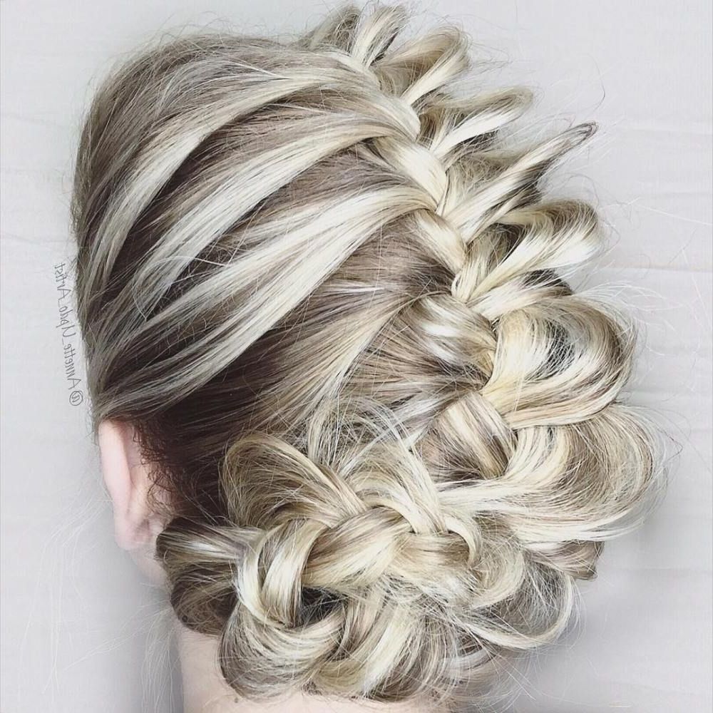 Well Known Platinum Braided Updo Blonde Hairstyles Inside 40 Hair Сolor Ideas With White And Platinum Blonde Hair (View 4 of 20)