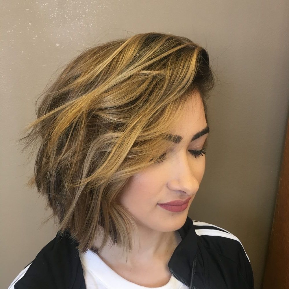 Well Known Stacked Pixie Hairstyles With V Cut Nape Pertaining To 47 Popular Short Choppy Hairstyles For  (View 5 of 20)