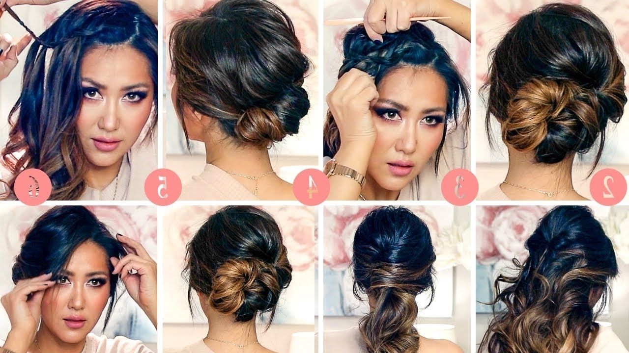 Well Liked Midi Half Up Half Down Ponytail Hairstyles Inside ? 6 Best Running Late Hairstyles & Updos Transformation  (View 17 of 20)