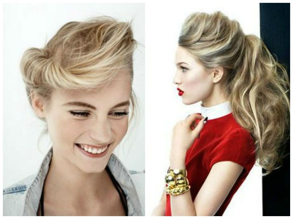 Well Liked Pompadour Pony Hairstyles In 5 Messy Updo Hairstyle Idea's For Medium Length Or Long Hair – Hair (View 1 of 20)
