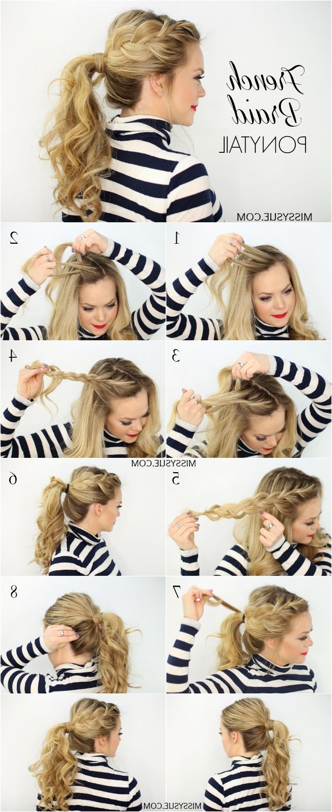 Widely Used Braided Headband And Twisted Side Pony Hairstyles With Side French Braid Ponytail (View 13 of 20)