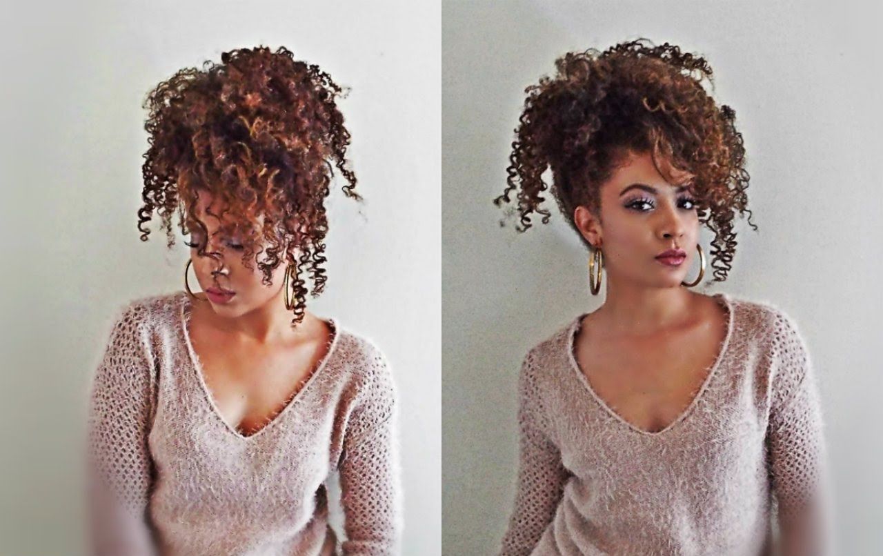 Widely Used Curly Pony Hairstyles For Ultra Long Hair For Easy Ponytail For Curly Hair The "pineapple" – Youtube (Gallery 10 of 20)