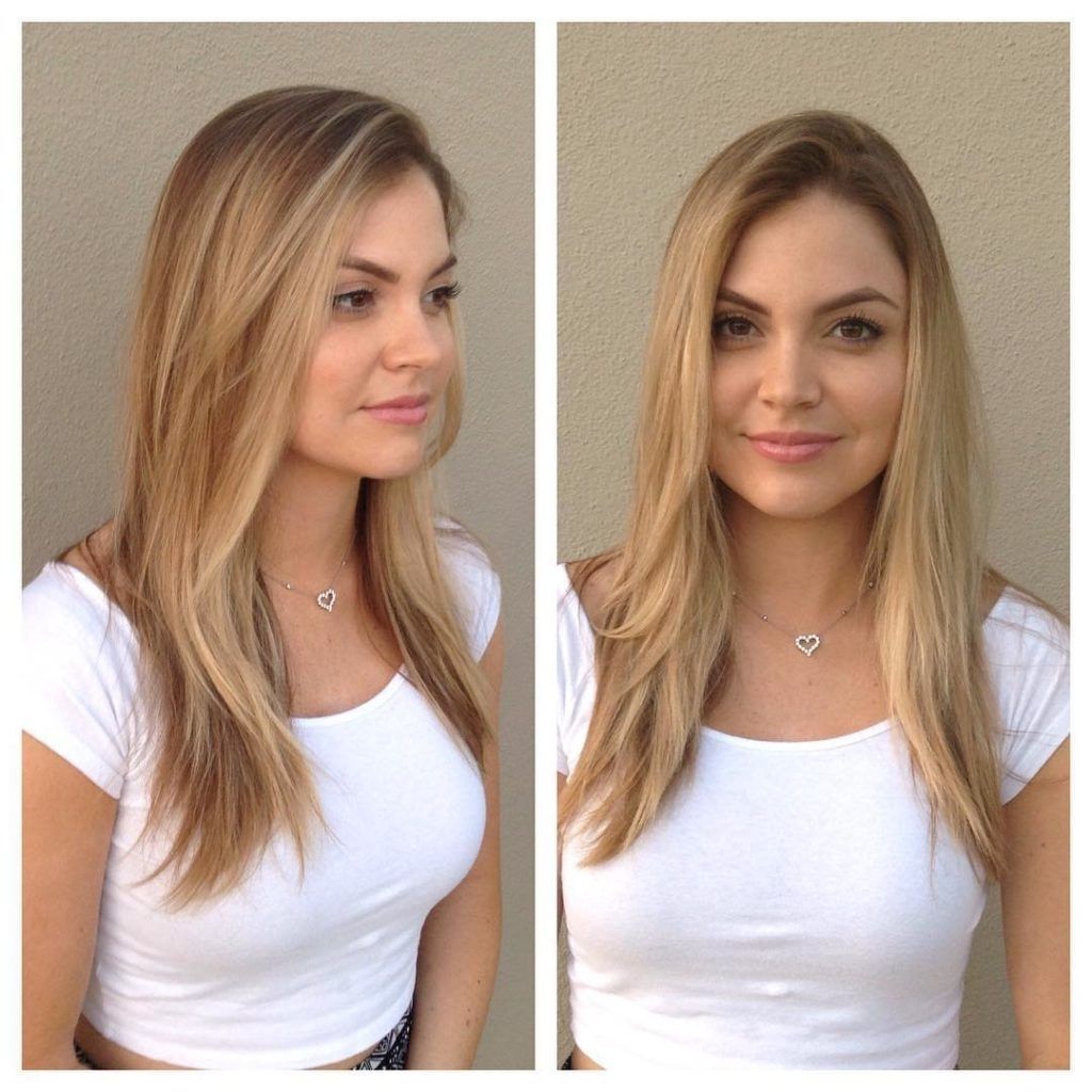 Women's Blong Blonde Hair With Layers With Regard To Recent Balayage Blonde Hairstyles With Layered Ends (View 10 of 20)