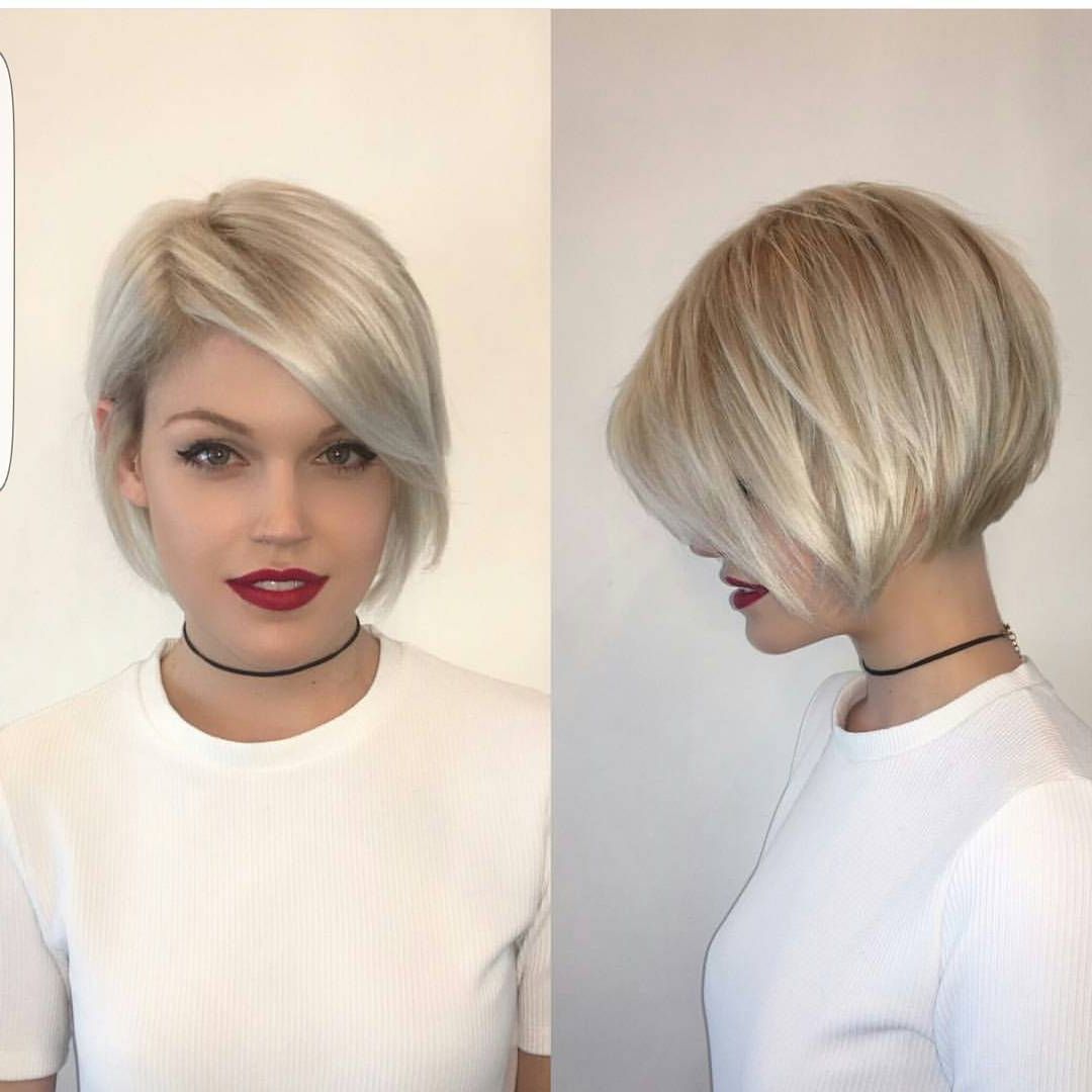 10 Modern Bob Haircuts For Well Groomed Women: Short Hairstyles 2019 Regarding Stacked Choppy Blonde Bob Haircuts (View 20 of 20)