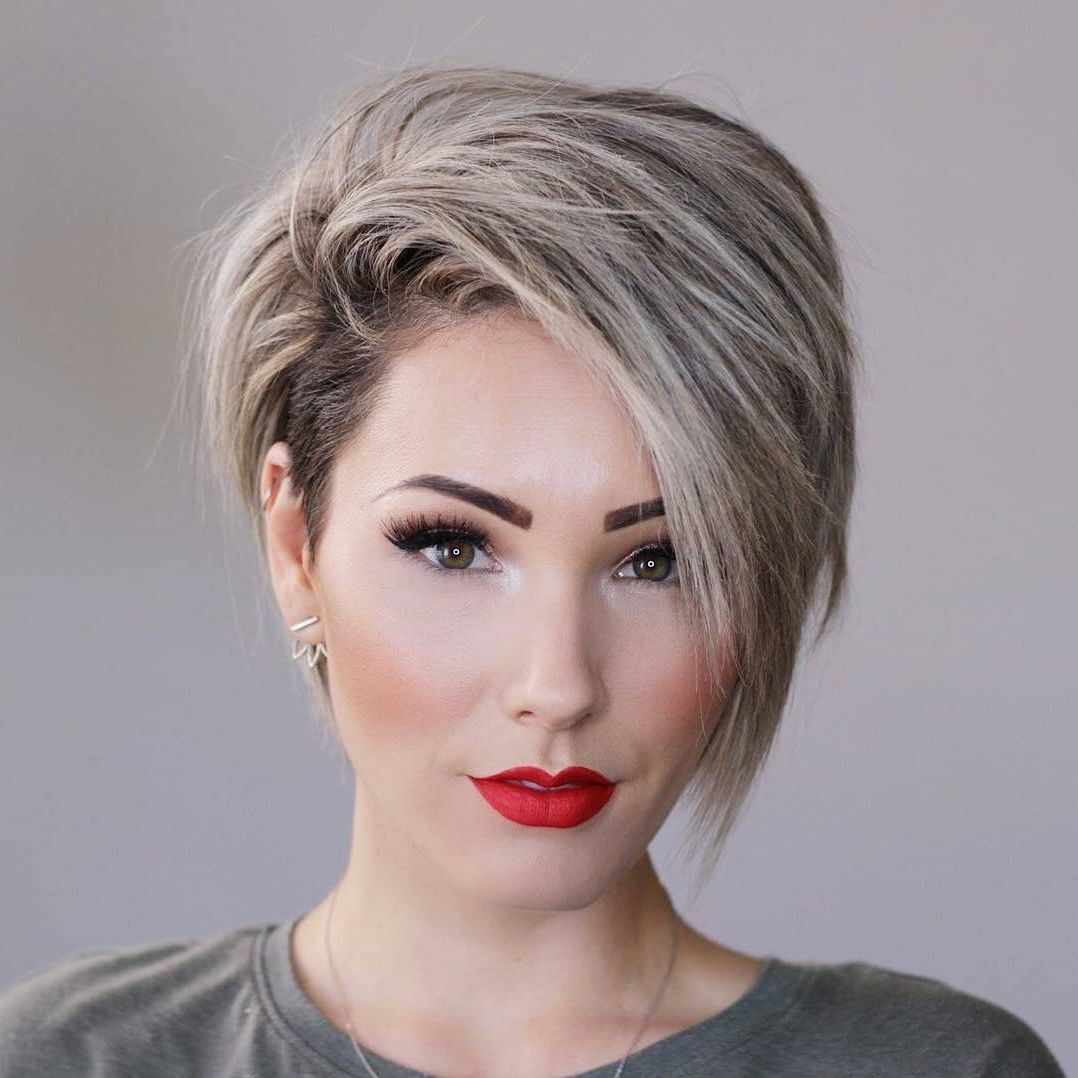 2020 Latest Straight Pixie Hairstyles For Thick Hair