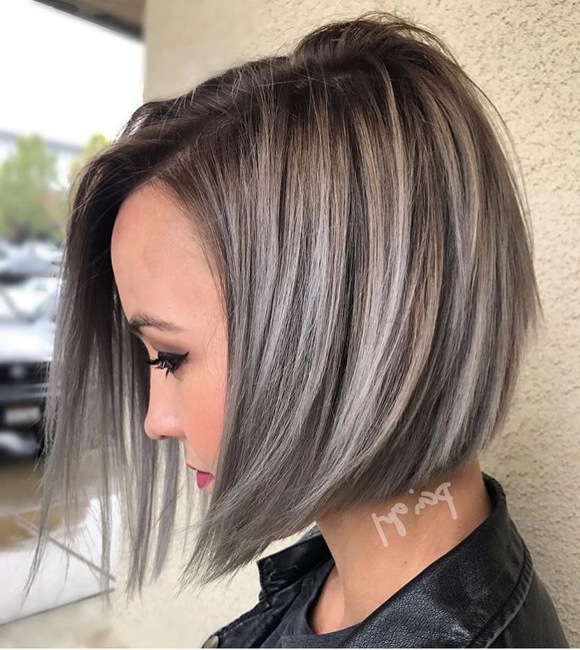 10 Trendy Layered Short Haircut Ideas For 2017  2018 – 'extra In Stacked Blonde Balayage Pixie Hairstyles For Brunettes (View 16 of 20)