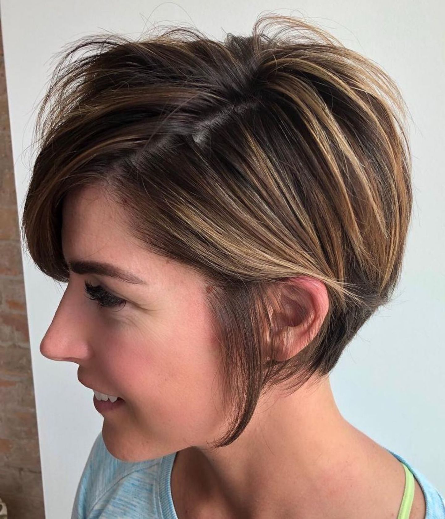 100 Mind Blowing Short Hairstyles For Fine Hair | Hair | Pinterest In Long Disheveled Pixie Haircuts With Balayage Highlights (View 1 of 20)