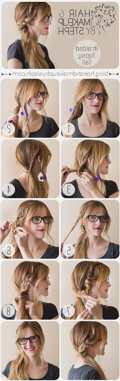 15 Simple Hairstyle Ideas Ready For Less Than 2 Minutes And Looks In Well Liked 2 Minute Side Pony Hairstyles (View 3 of 20)