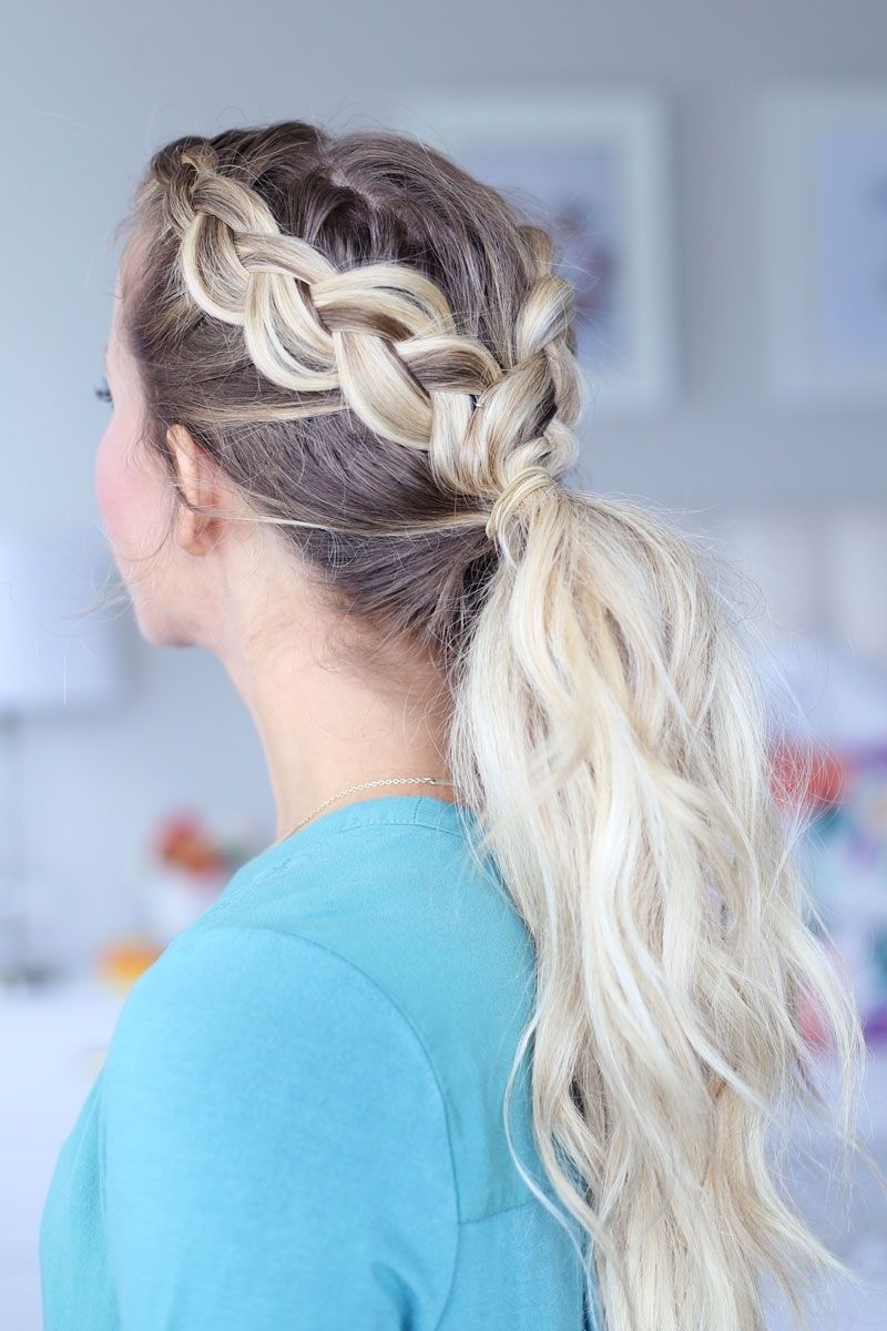 2018 Blonde Braided And Twisted Ponytails Inside Day To Night Dutch Braid Hairstyles + 2 Ways To Wear Them! (View 9 of 20)