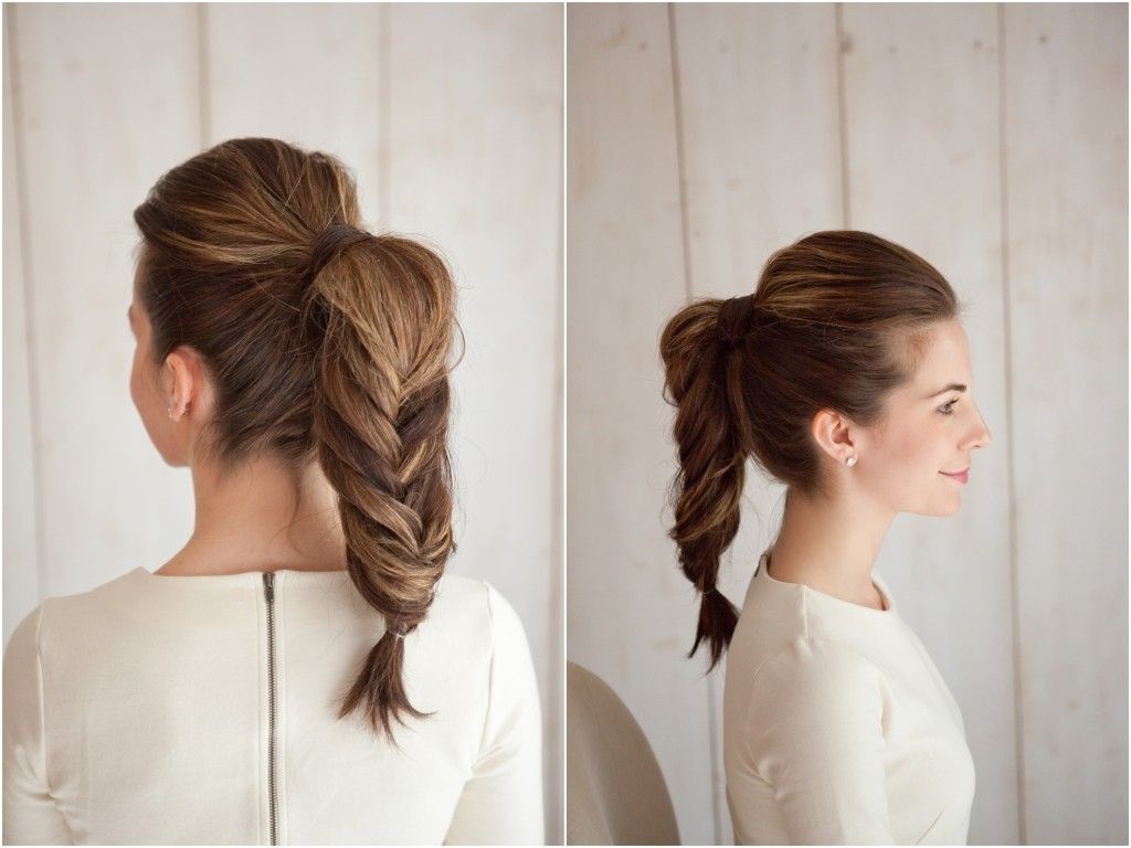 2018 Fishtail Braid Ponytails For How To Fishtail Braid Ponytailsouthern Belle Beauty (Gallery 20 of 20)