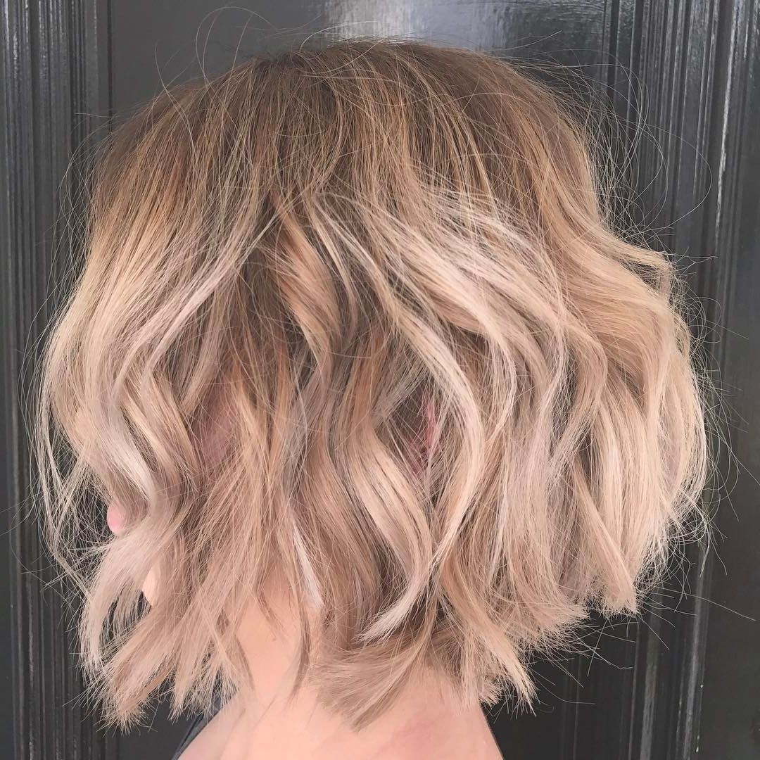 28 Best New Short Layered Bob Hairstyles – Page 2 Of 6 – Popular With Short Wavy Blonde Balayage Bob Hairstyles (View 10 of 20)