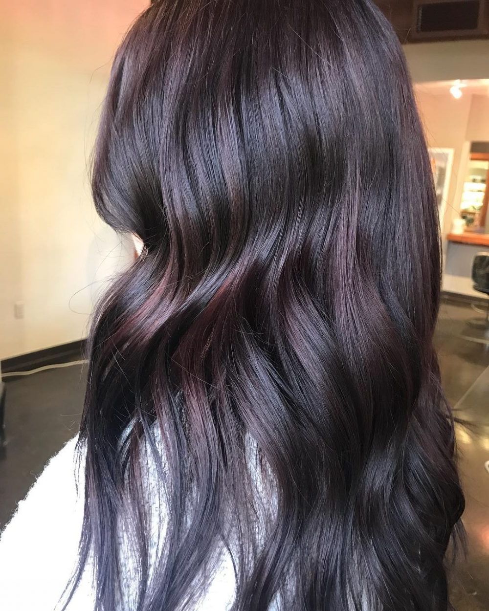 29 Flattering Dark Hair Colors For Every Skin Tone In 2018 In Disheveled Burgundy Brown Bob Hairstyles (View 19 of 20)