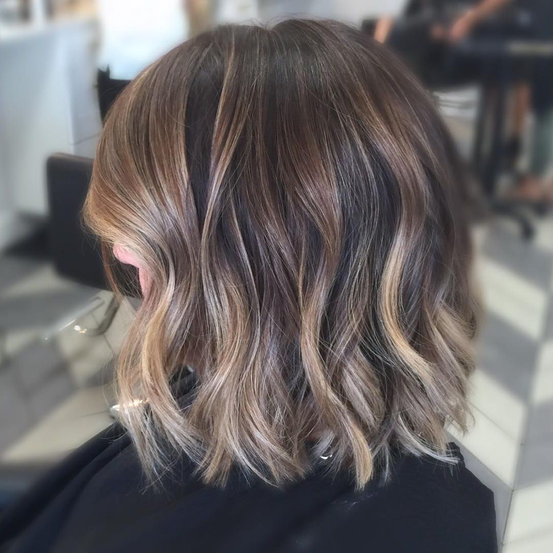 30 Best Balayage Hairstyles For Short Hair 2018 – Balayage Hair Throughout Nape Length Curly Balayage Bob Hairstyles (View 20 of 20)