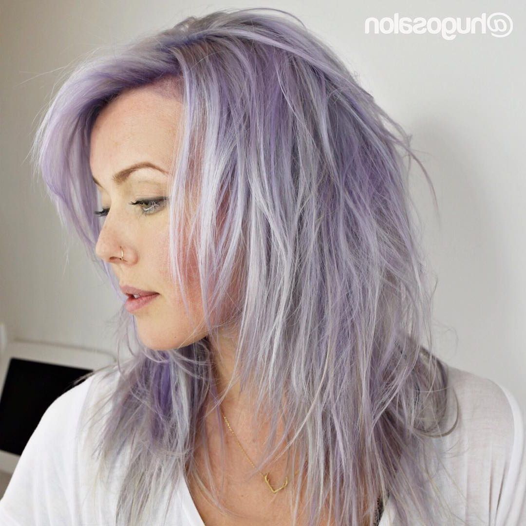 30 Edgy Medium Length Haircuts For Thick Hair [october, 2018] With Regard To Lavender Haircuts With Side Part (View 7 of 20)