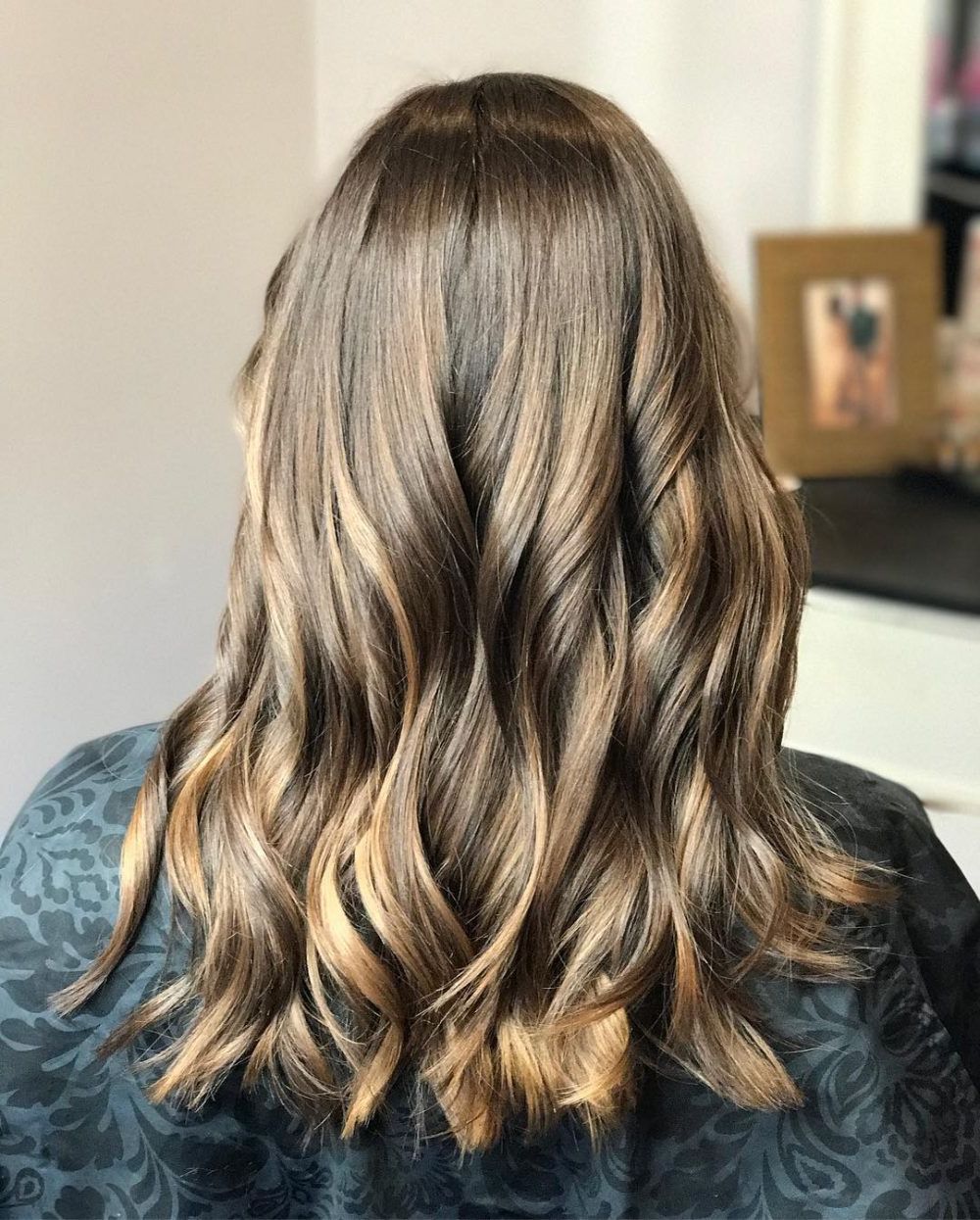 34 Sweetest Caramel Highlights On Light To Dark Brown Hair (2018) In Curly Dark Brown Bob Hairstyles With Partial Balayage (View 19 of 20)