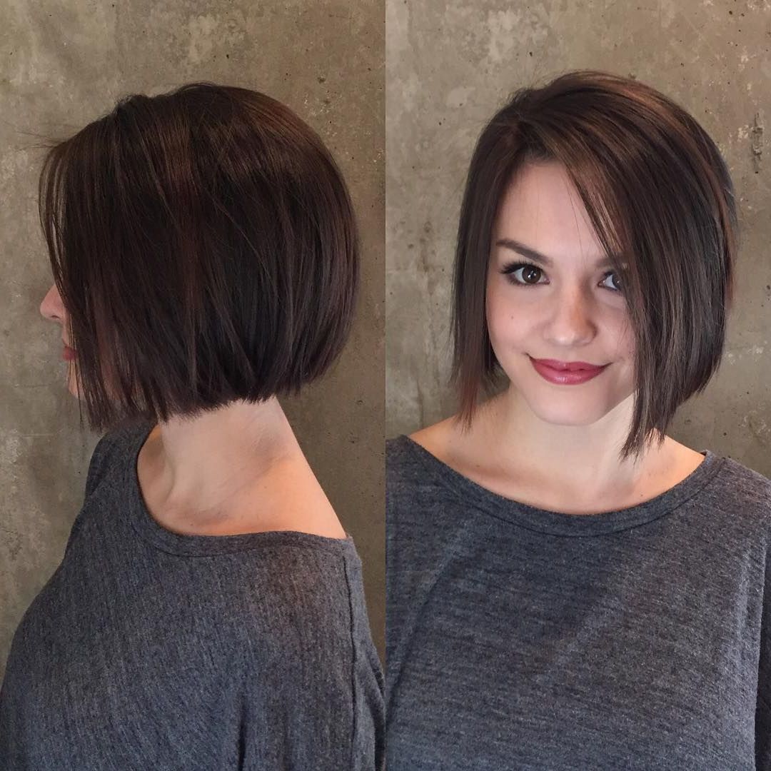 36 Hottest Bob Hairstyles 2017 – Amazing Bob Haircuts For Everyone For Angled Burgundy Bob Hairstyles With Voluminous Layers (View 10 of 20)