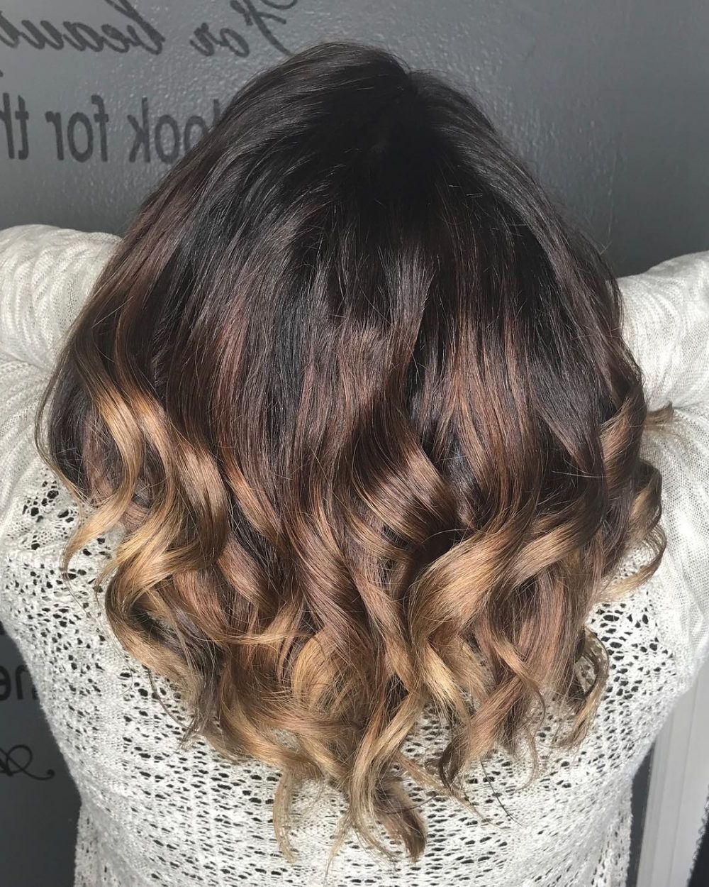 36 Top Short Ombre Hair Ideas Of 2018 Throughout Short Curly Caramel Brown Bob Hairstyles (View 10 of 20)