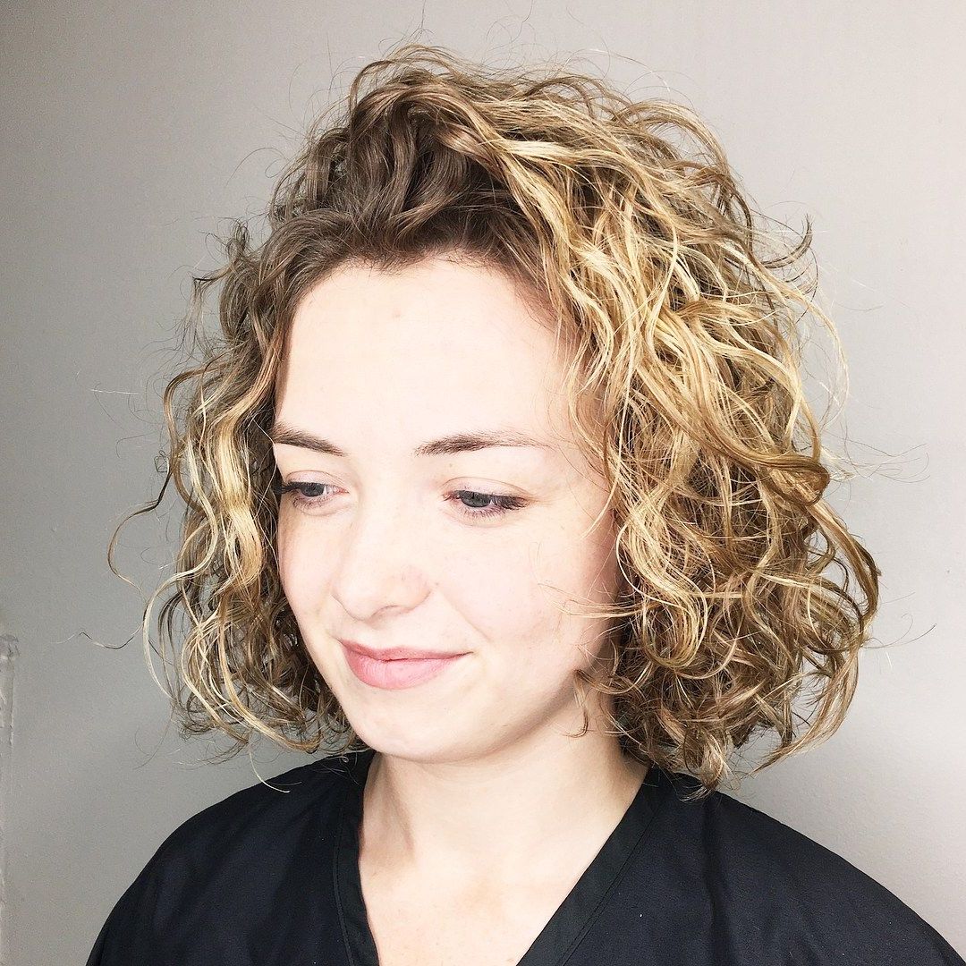 55 Different Versions Of Curly Bob Hairstyle | Style | Pinterest In Golden Brown Thick Curly Bob Hairstyles (View 15 of 20)