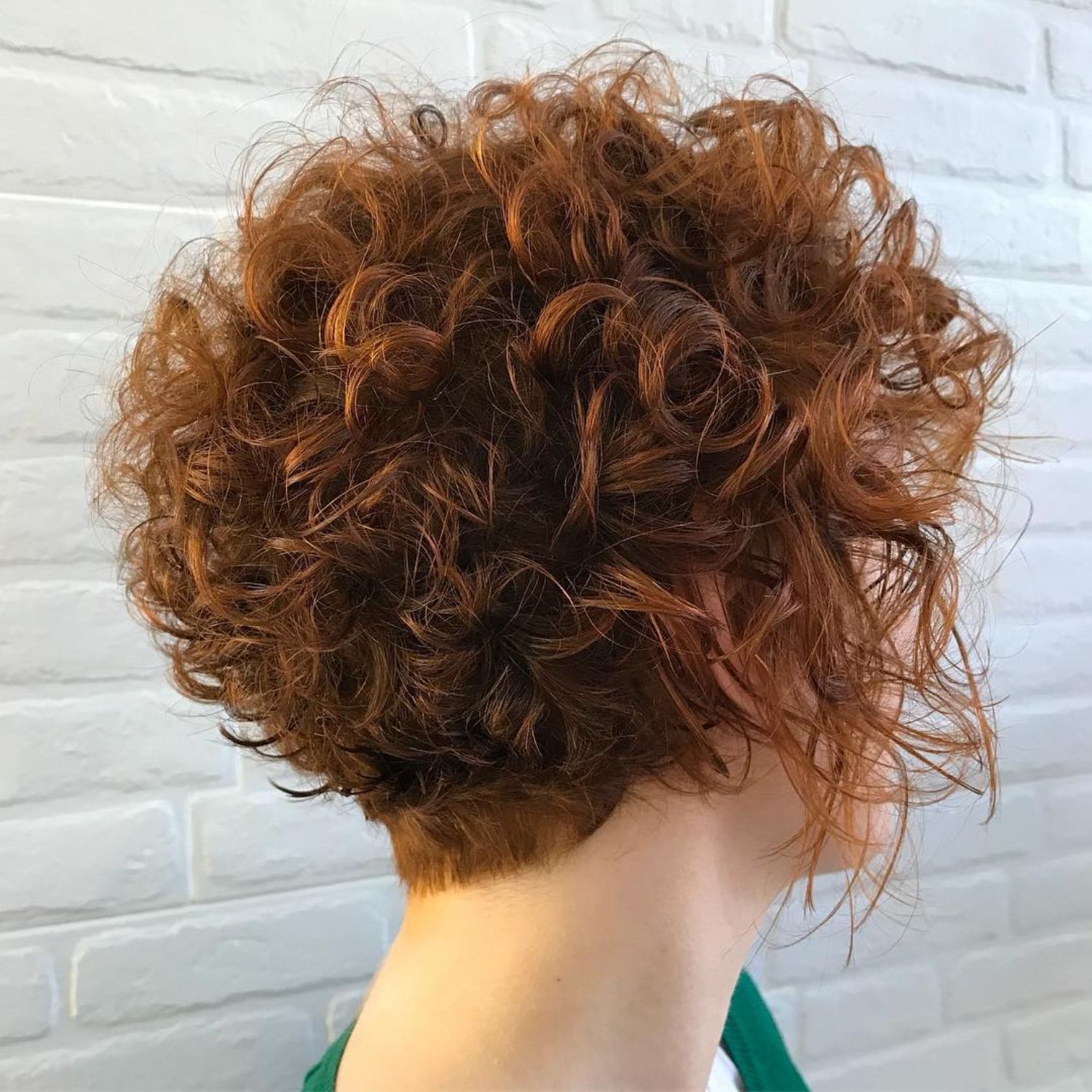 60 Most Delightful Short Wavy Hairstyles In 2018 | Hair Ideas With Tapered Brown Pixie Hairstyles With Ginger Curls (Gallery 5 of 20)