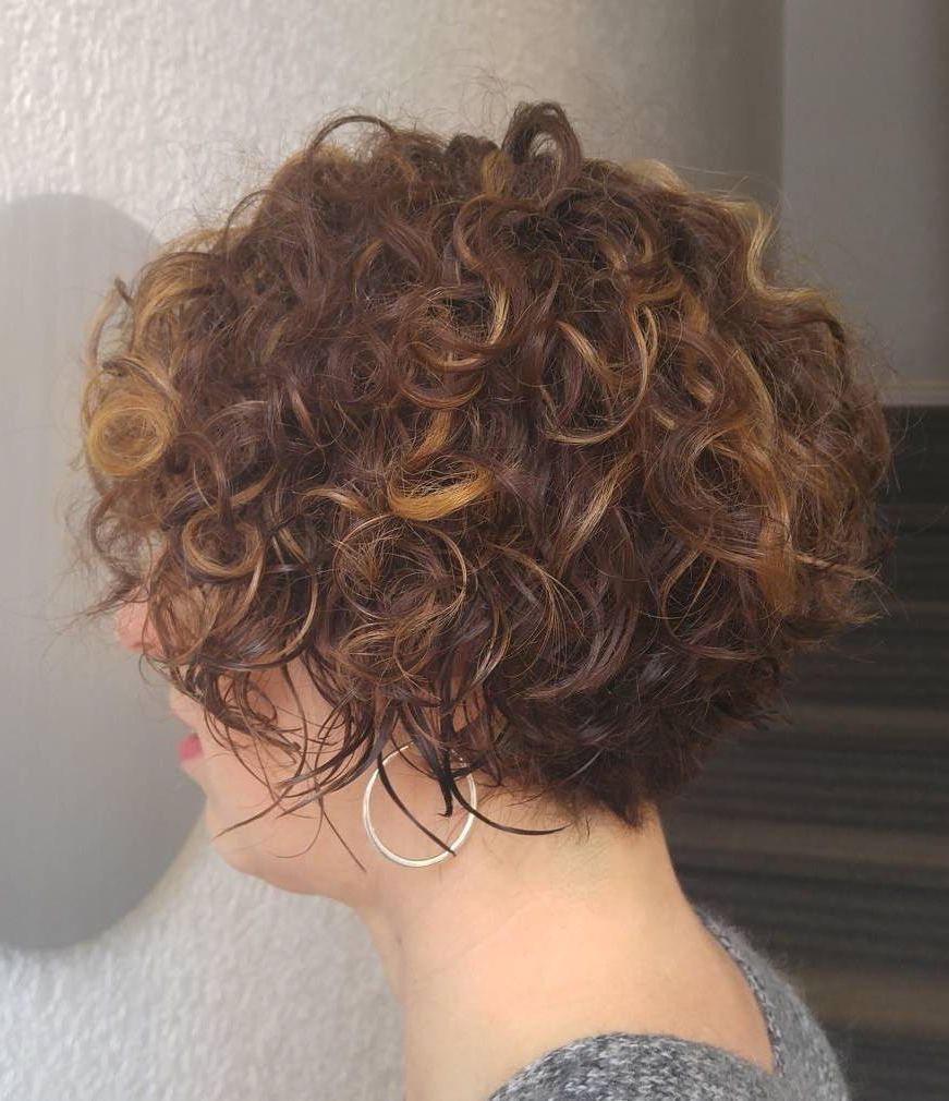 60 Most Delightful Short Wavy Hairstyles In Casual Scrunched Hairstyles For Short Curly Hair (View 2 of 20)