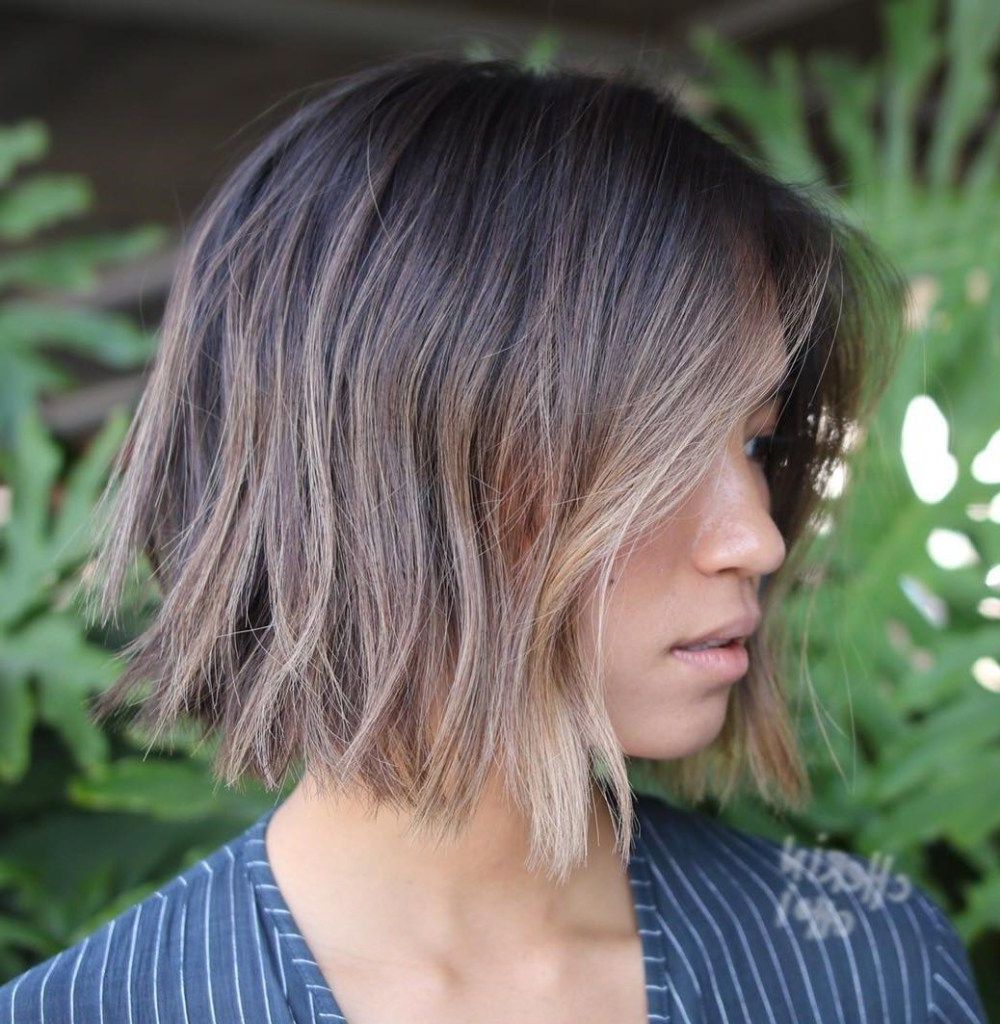 70 Fabulous Choppy Bob Hairstyles In 2018 | Hairstyles | Pinterest With Regard To Straight Cut Bob Hairstyles With Layers And Subtle Highlights (View 6 of 20)
