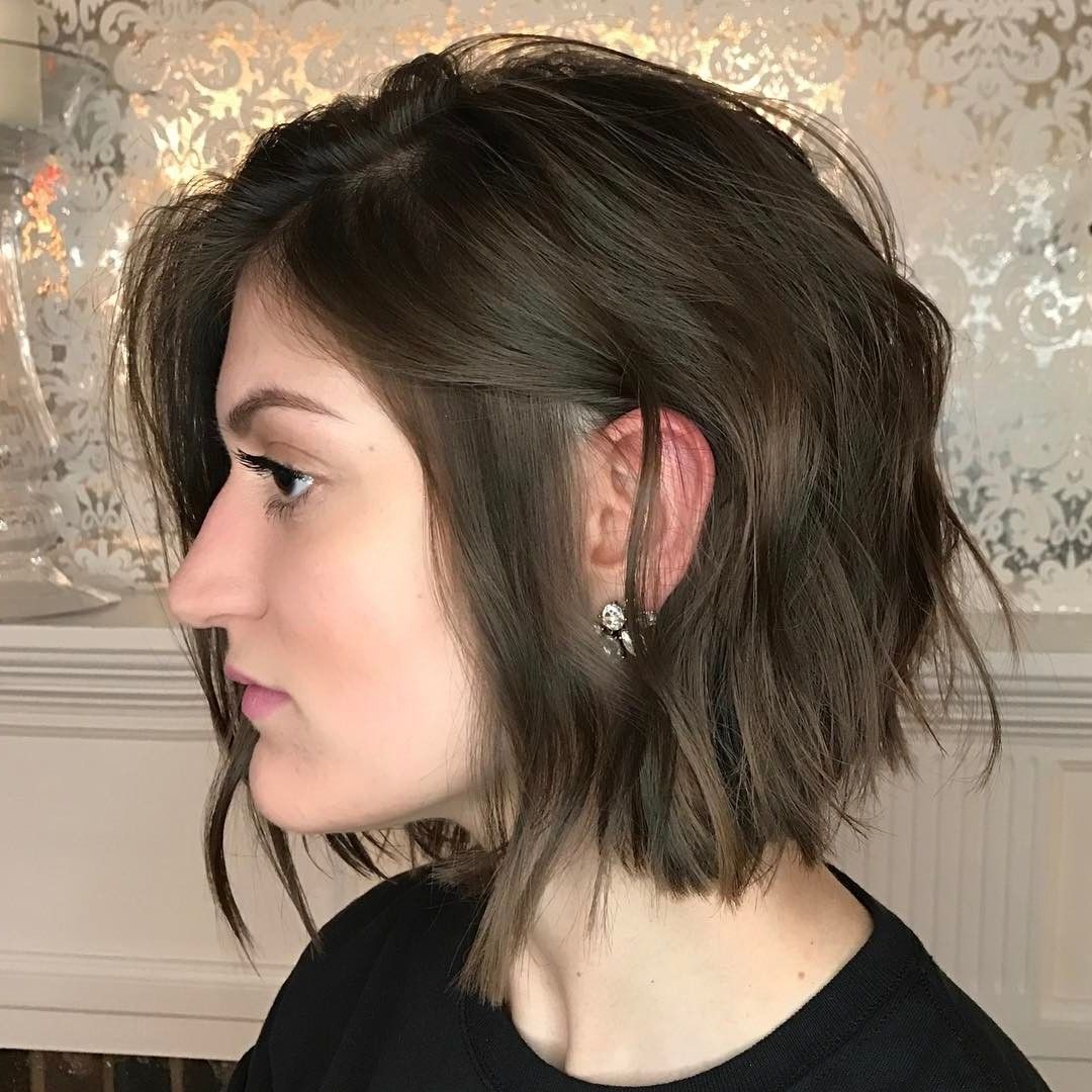 Ana Grisi (@hairbyac Alcorn) On Instagram – Choppy Tousled Brunette Inside Sexy Tousled Wavy Bob For Brunettes (View 3 of 20)