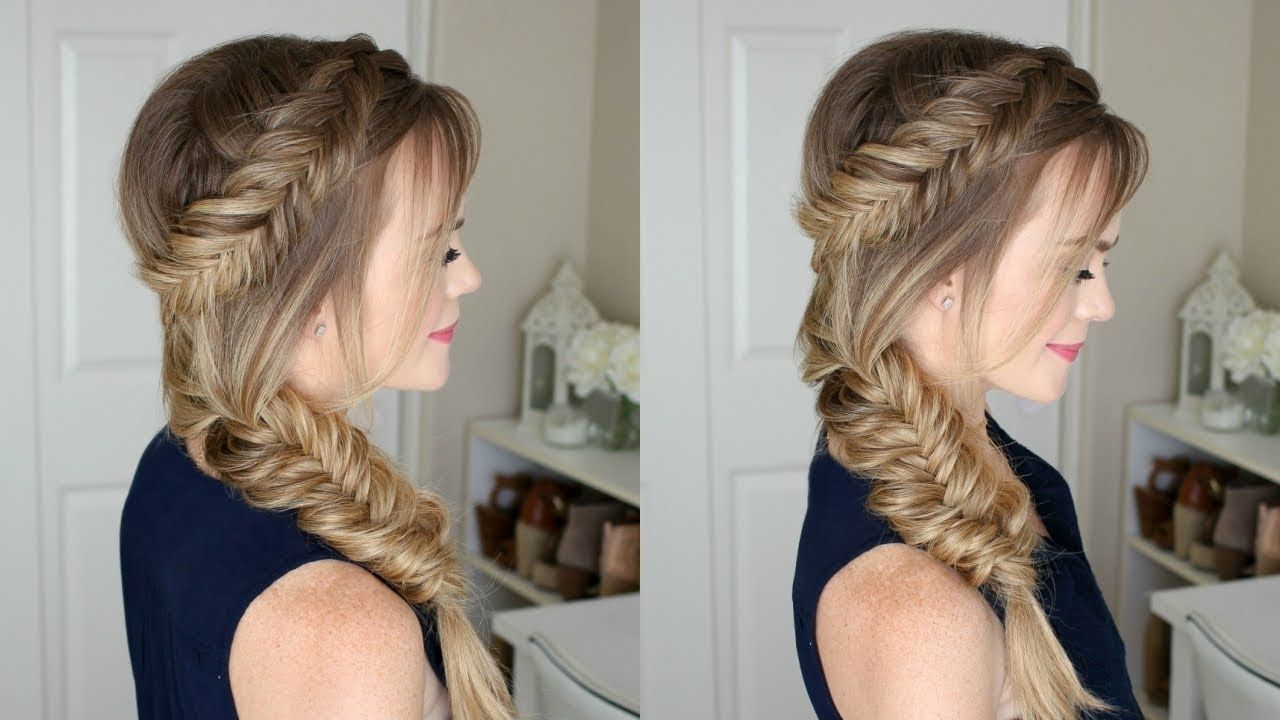 Best And Newest Fabulous Fishtail Side Pony Hairstyles With Regard To Dutch Fishtail Side Braid (View 1 of 20)