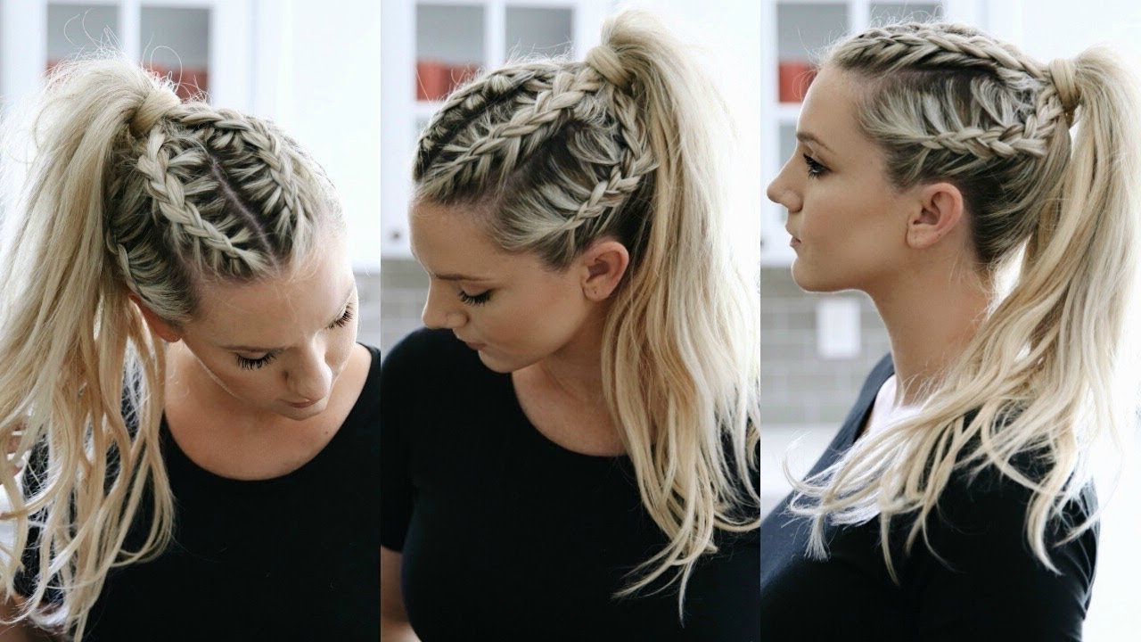 Braided Ponytail – Youtube In 2018 Pretty Plaited Ponytails (View 10 of 20)