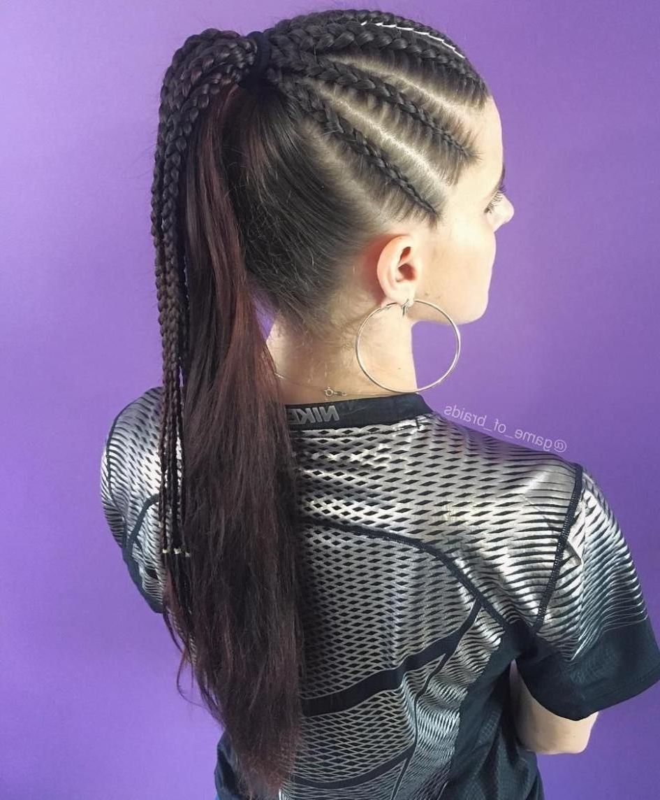 Cool Regarding Newest Straight Triple Threat Ponytail Hairstyles (View 11 of 20)