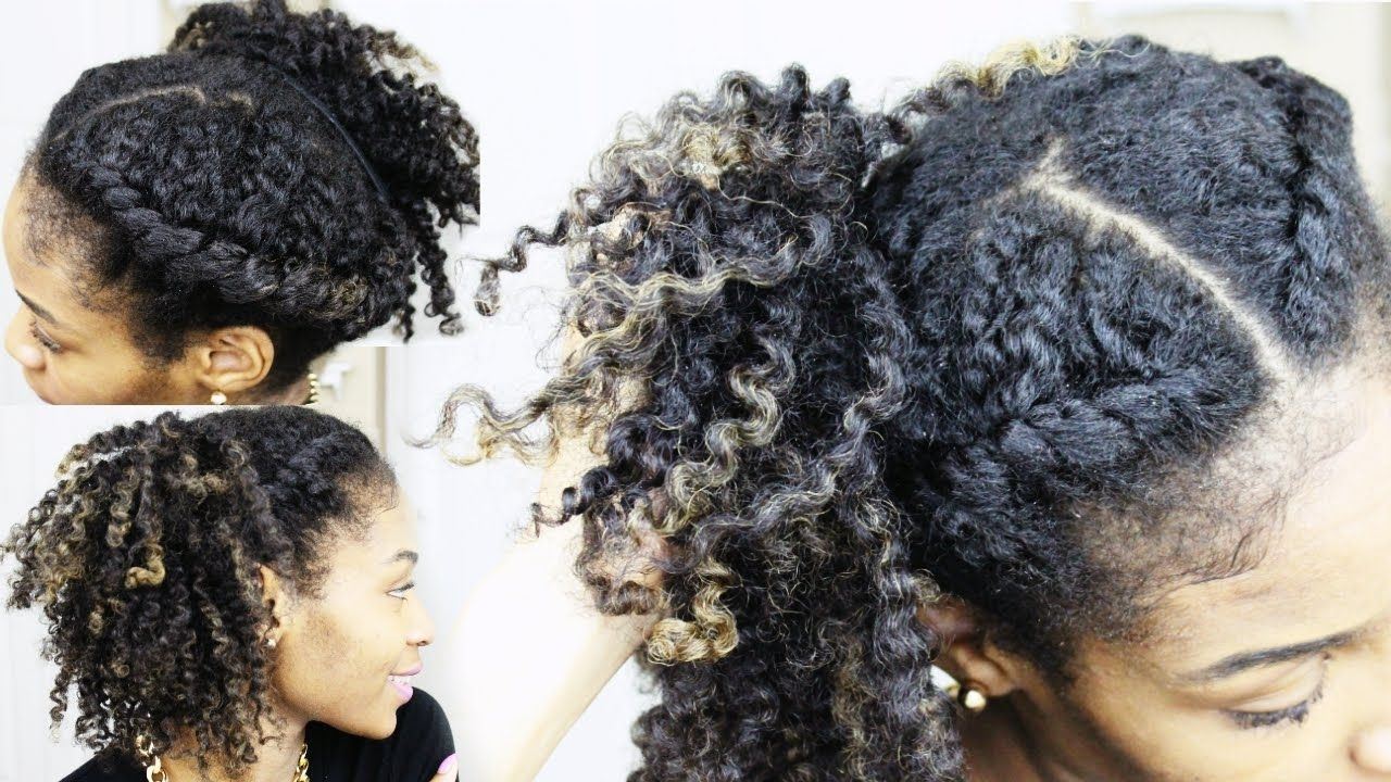Current Twisted Front Curly Side Ponytail Hairstyles Pertaining To Natural Hair Twist Out Hairstyles (View 1 of 20)