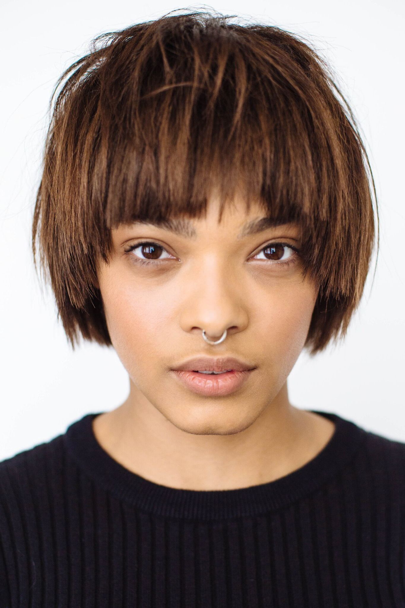 Hair Ideas Trends 2018 – Accessories Shag Blunt Bangs Throughout Elongated Choppy Pixie Haircuts With Tapered Back (View 20 of 20)
