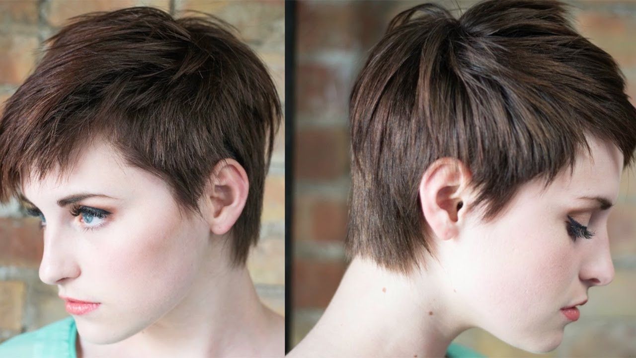 How To Cut Highly Textured Fringe/bangs With A Razor – Youtube Inside Textured Undercut Pixie Hairstyles (View 13 of 20)