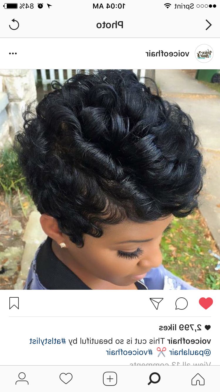 Ideas For Short, Tapered Cut For Relaxed Hair (View 14 of 20)