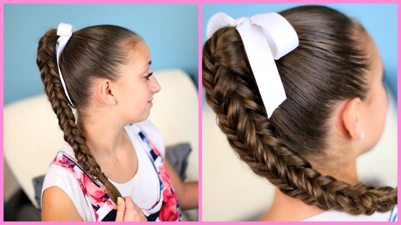 Latest Trendy Two Tone Braided Ponytails With Box {four Sided} Fishtail Braid (View 14 of 20)