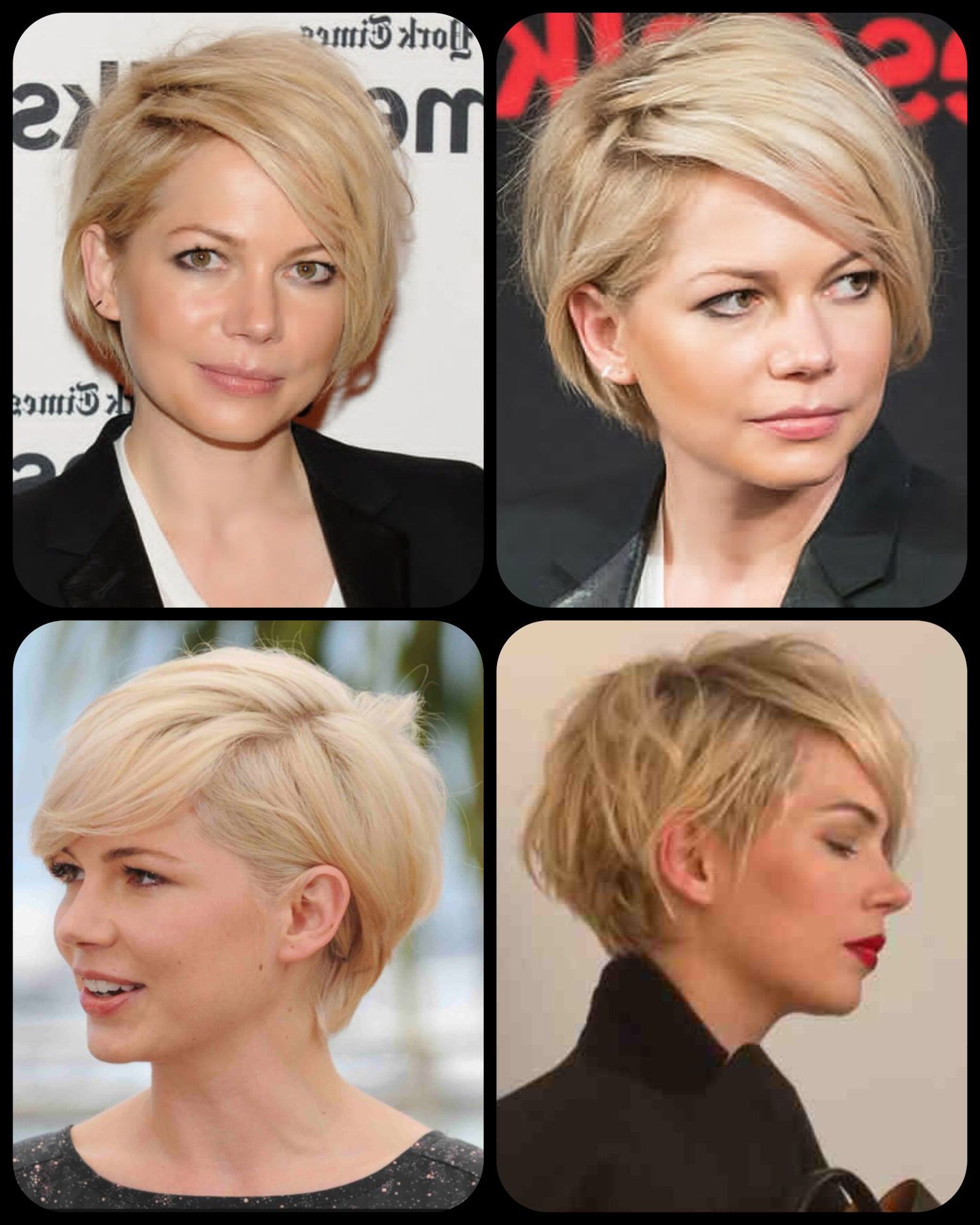 Michelle Williams' Grown Out Pixie Cut | Hair | Pinterest | Hair Throughout Stylish Grown Out Pixie Hairstyles (View 1 of 20)